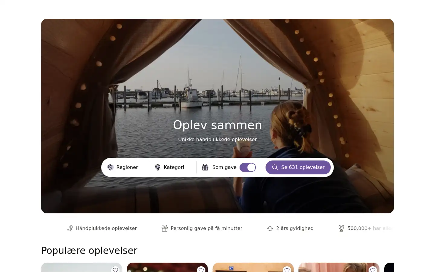 Screenshot of truestory.dk