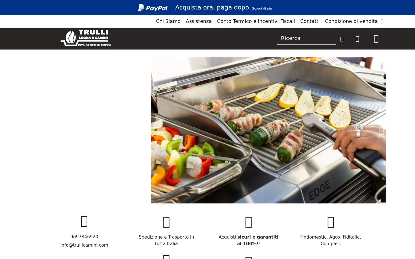 Screenshot of trullicamini.com