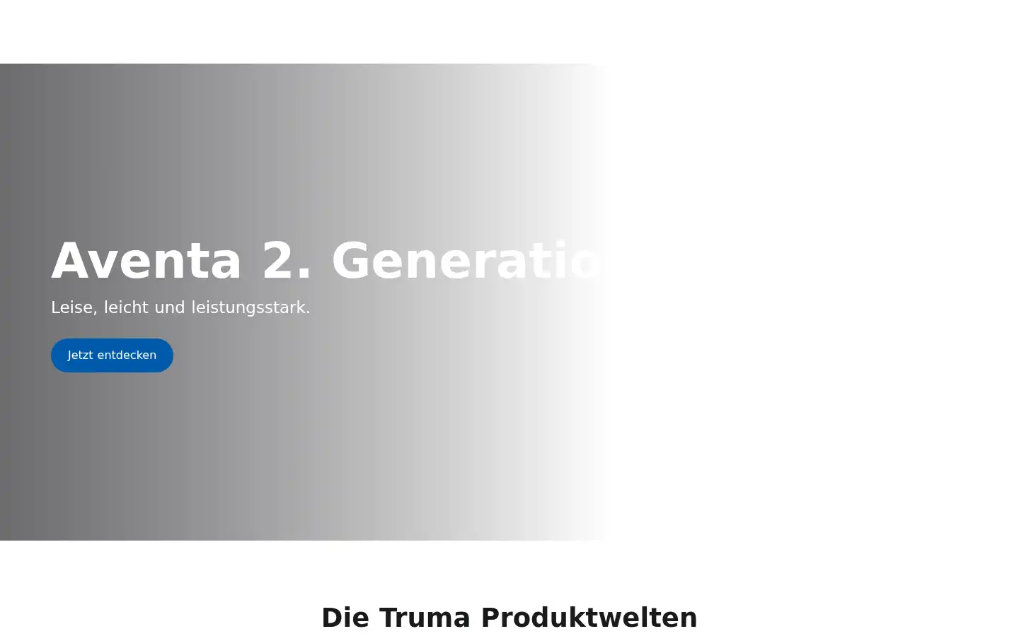 Screenshot of truma.com