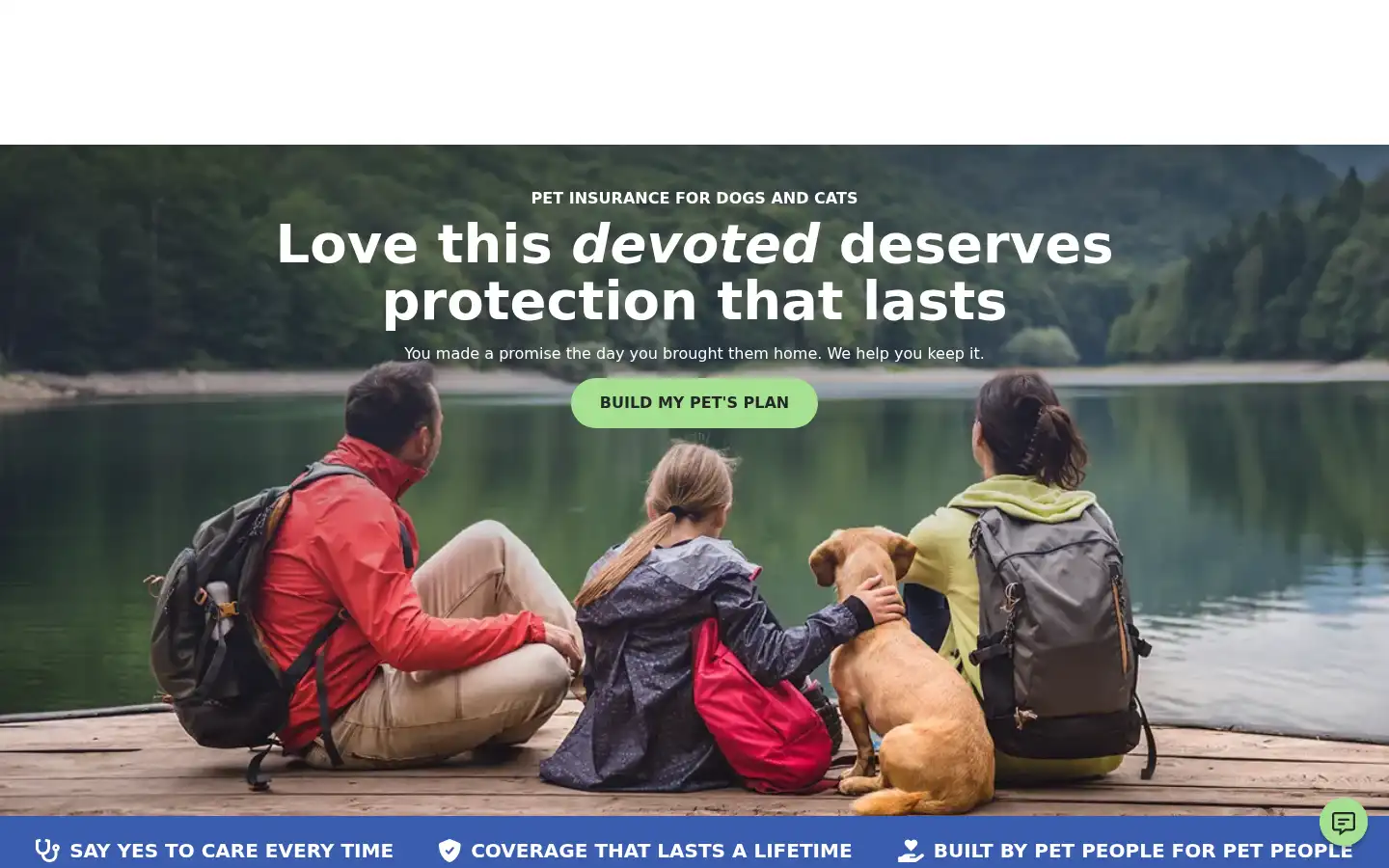 Screenshot of trupanion.com