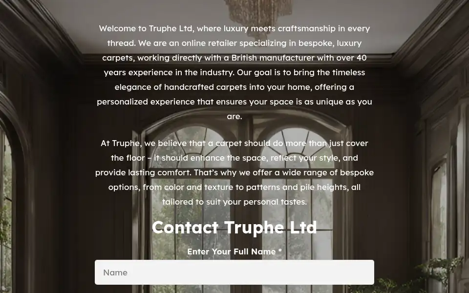 Screenshot of trupheltd.com
