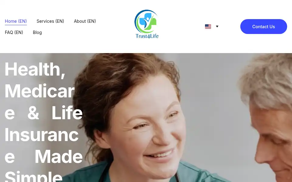Screenshot of trust4life.net