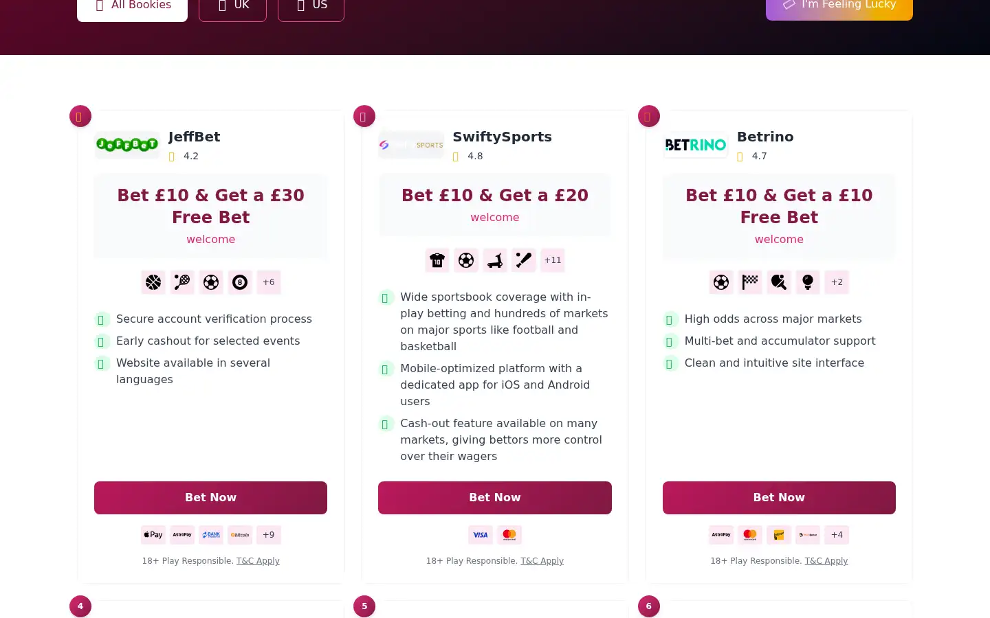 Screenshot of trustbetting.guru