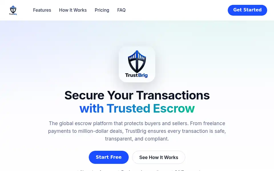 Screenshot of trustbrig.com