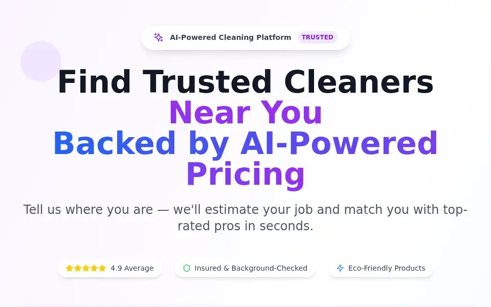 Screenshot of trustedcleanershub.com