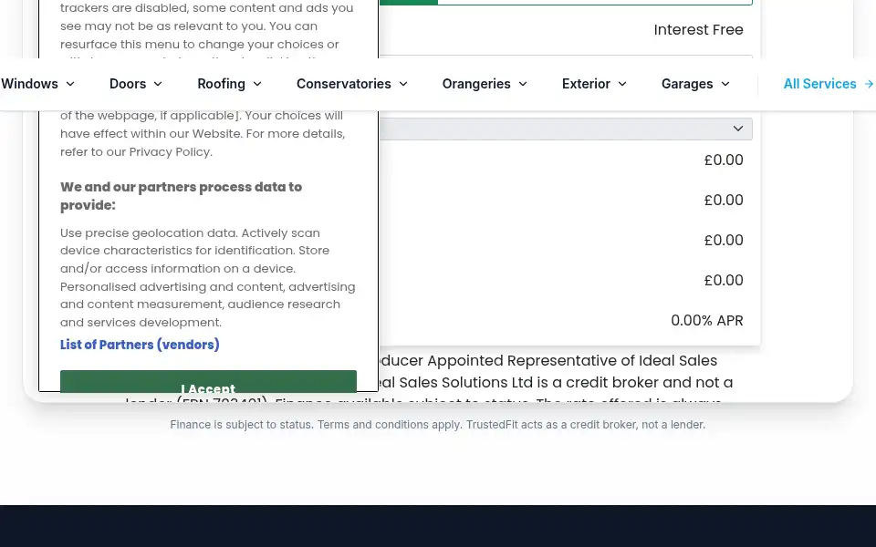 Screenshot of trustedfit.co.uk