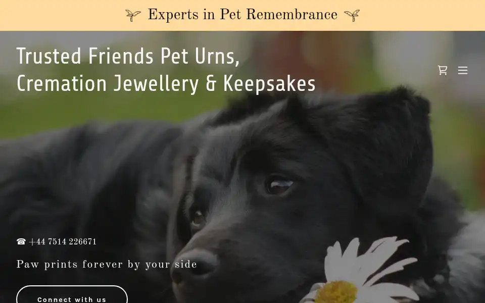Screenshot of trustedfriendspfs.co.uk