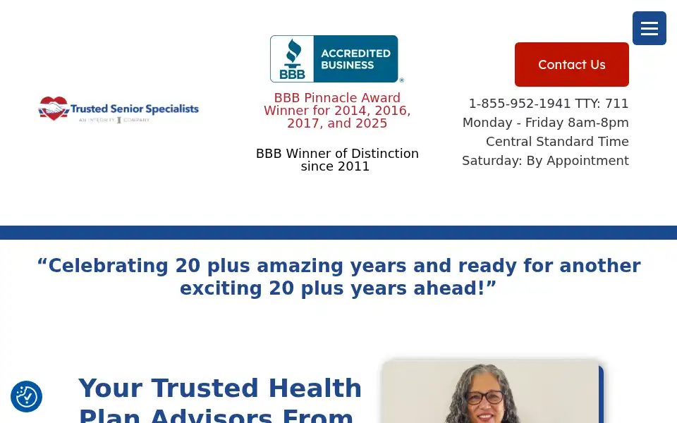 Screenshot of trustedseniorspecialists.com