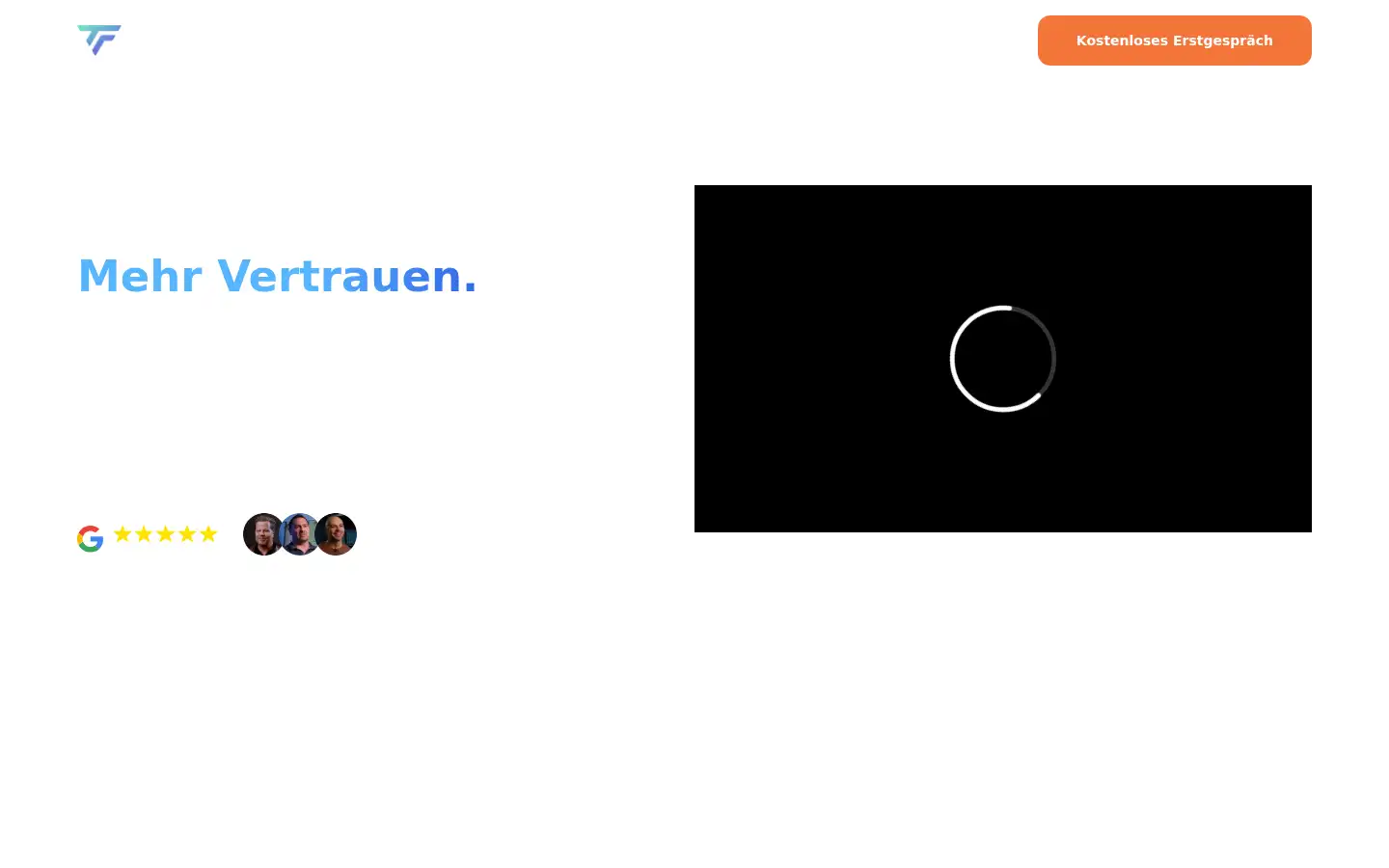 Screenshot of trustflow-testimonials.de