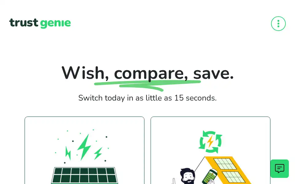 Screenshot of trustgenie.uk