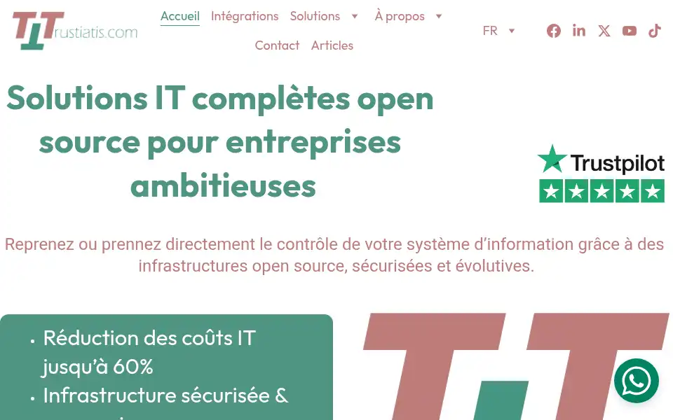 Screenshot of trustiatis.com