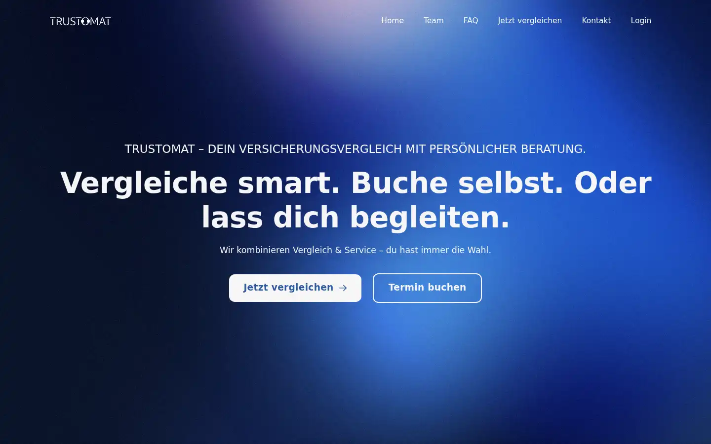 Screenshot of trustomat.de
