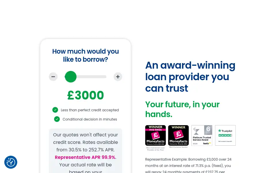 Screenshot of trusttwo.co.uk