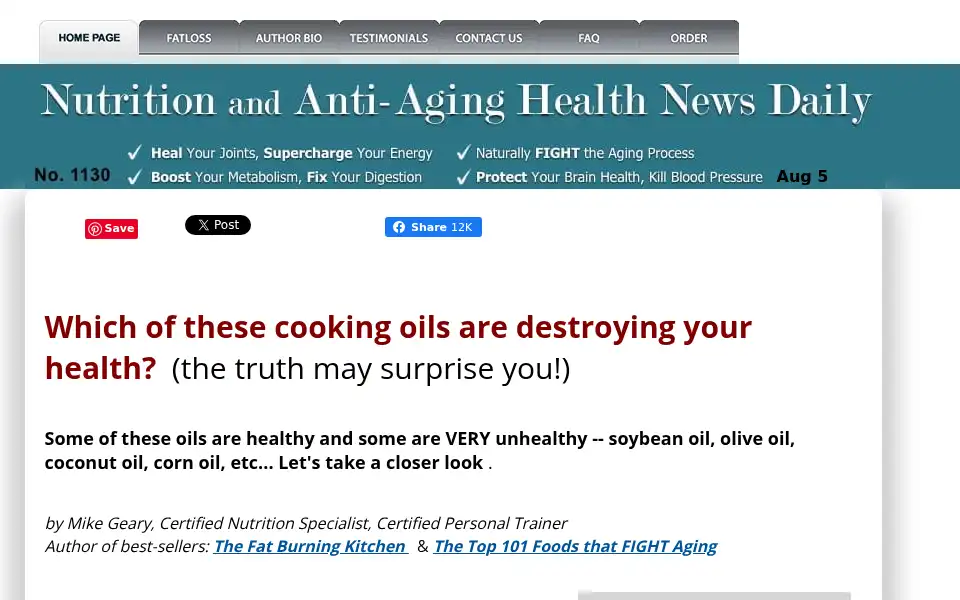 Screenshot of truthaboutabs.com