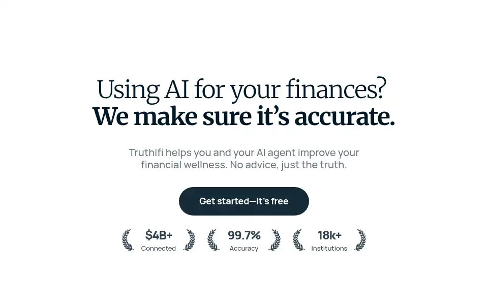 Screenshot of truthifi.com