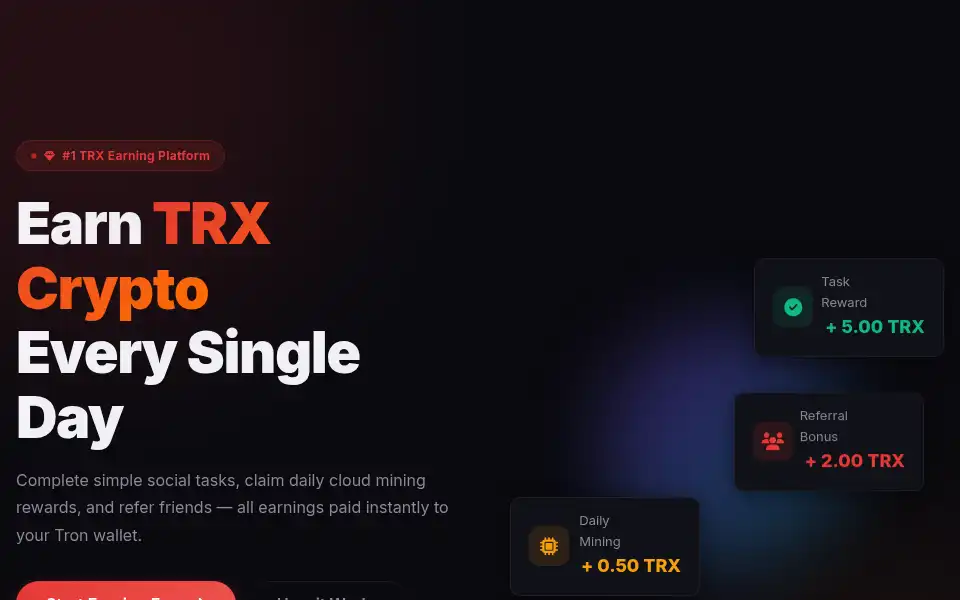 Screenshot of trxvault.site