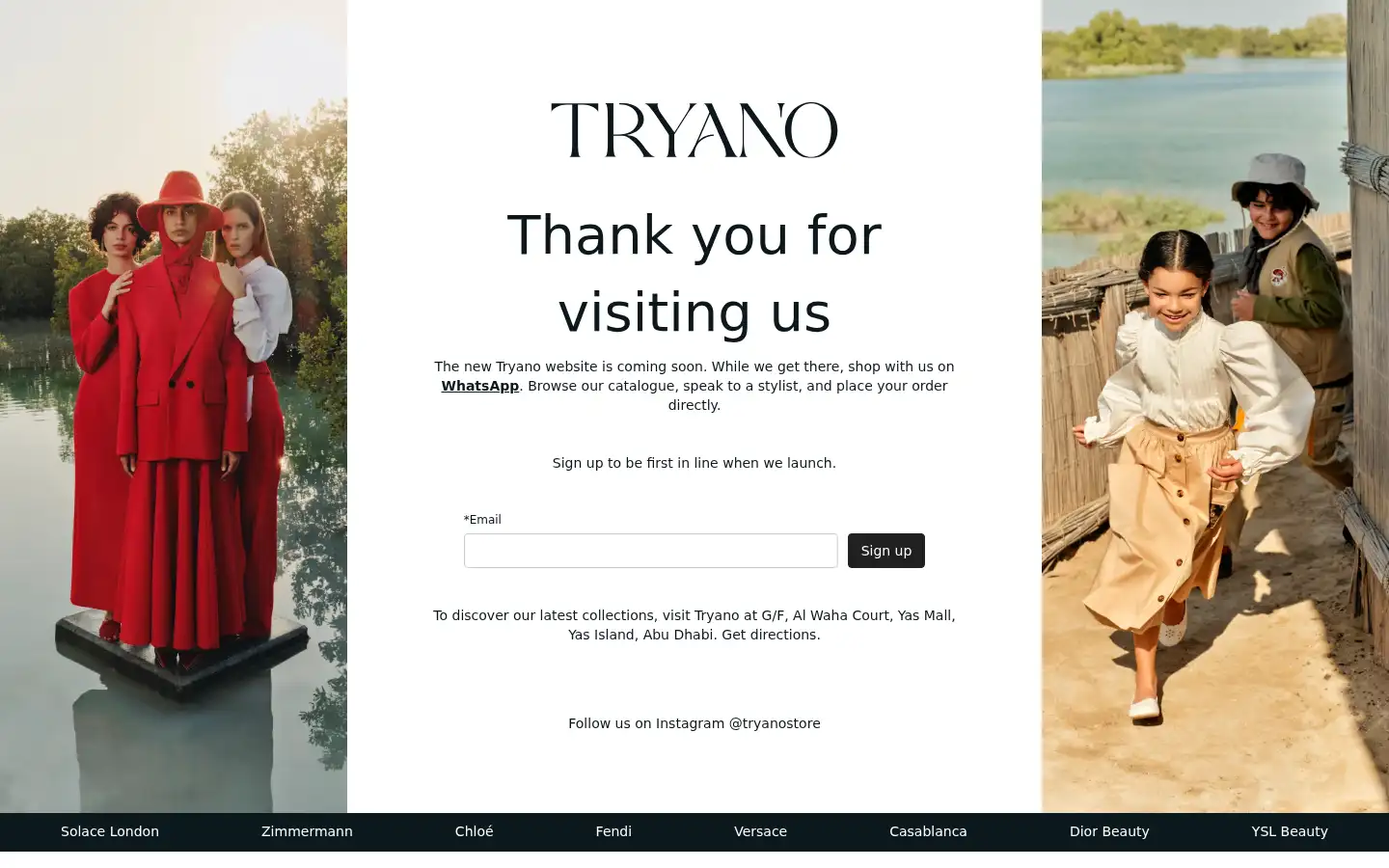 Screenshot of tryano.com