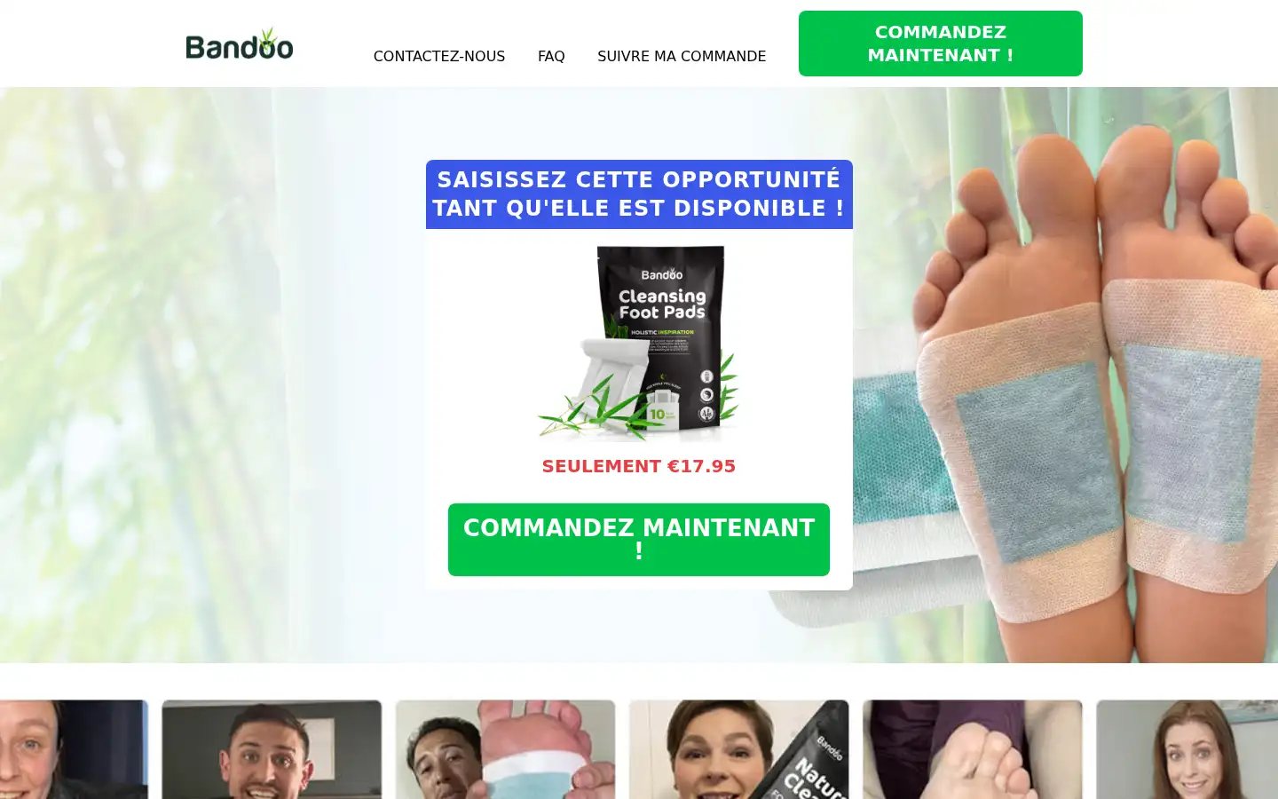 Screenshot of trybandoo.com