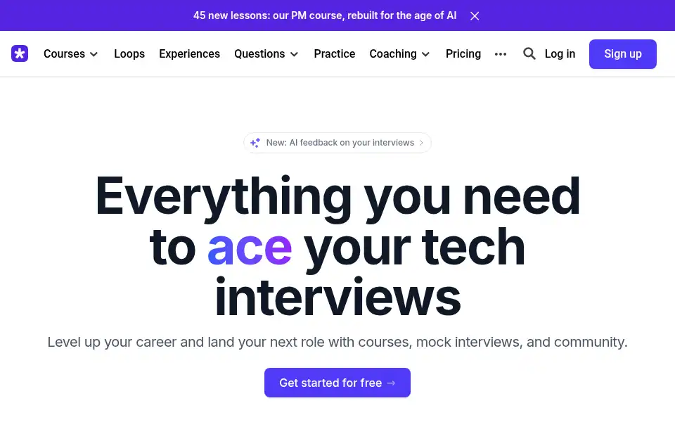 Screenshot of tryexponent.com