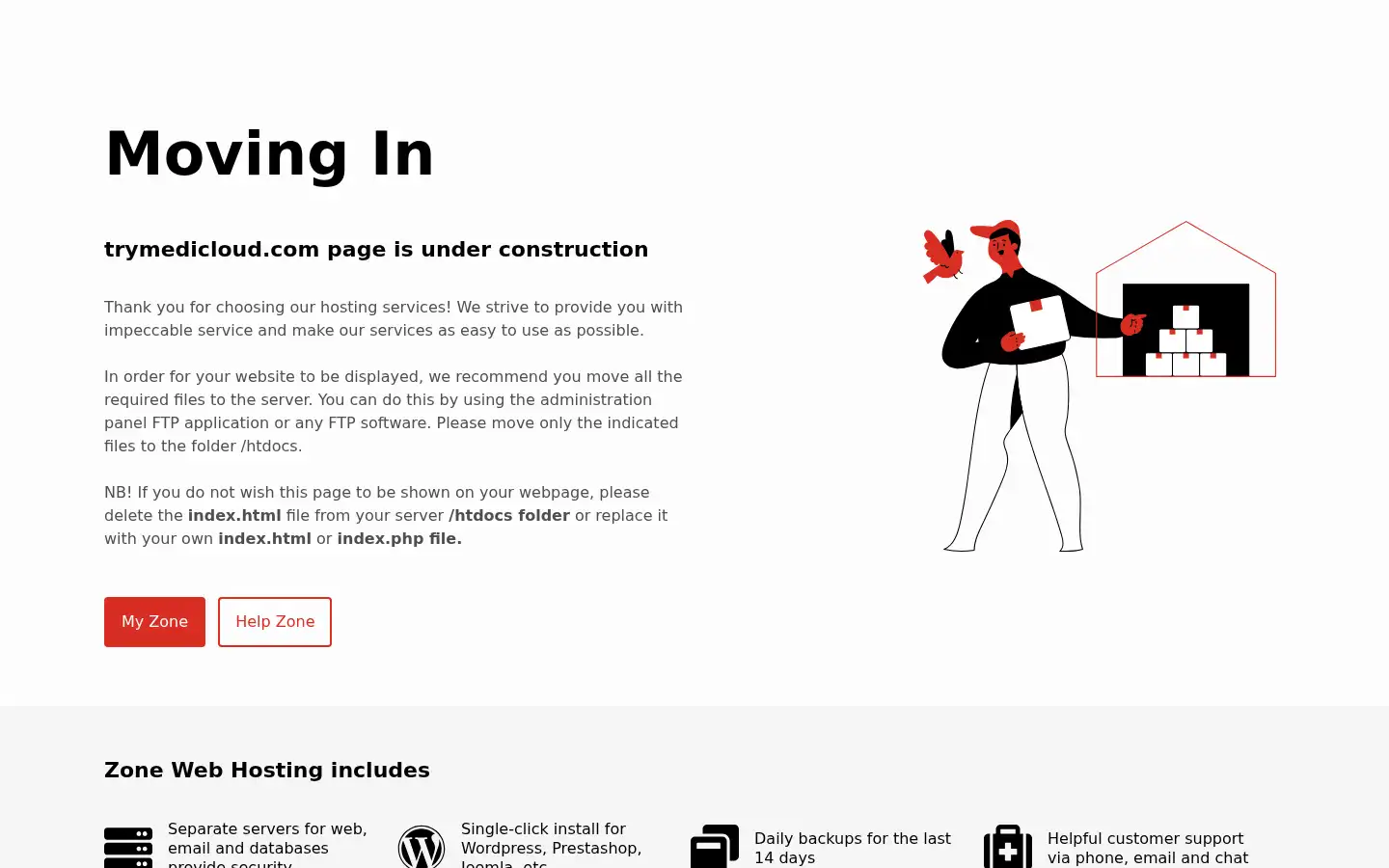 Screenshot of trymedicloud.com