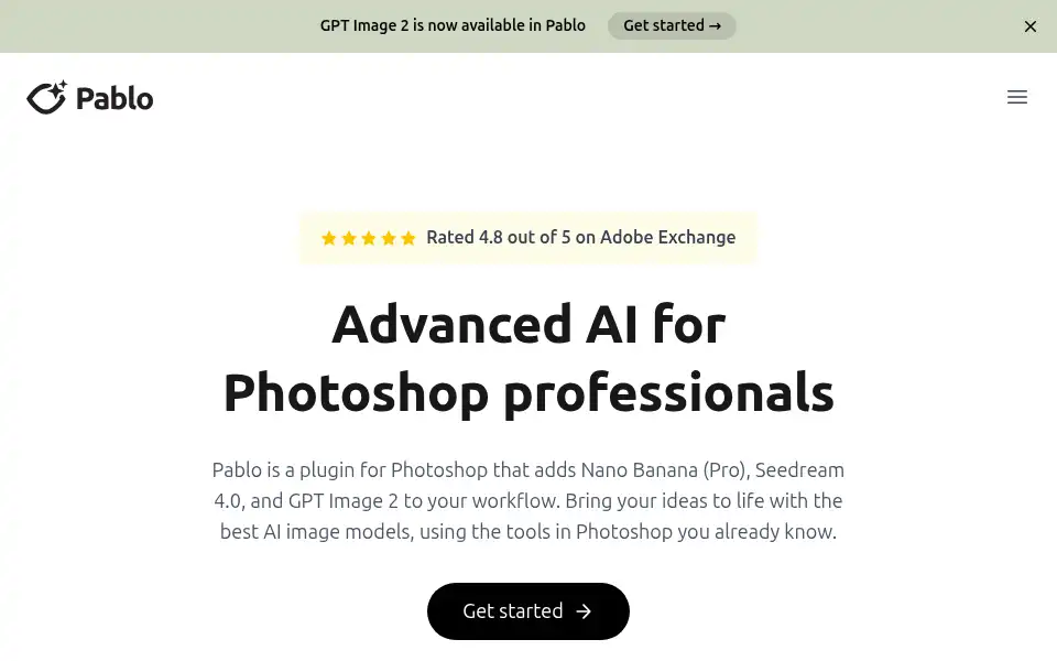Screenshot of trypablo.com