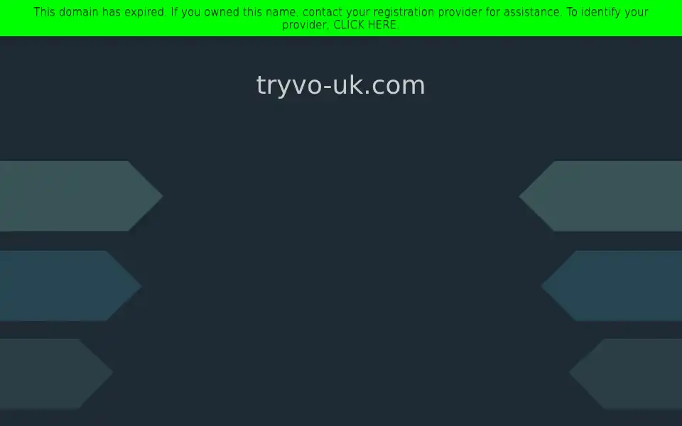 Screenshot of tryvo-uk.com