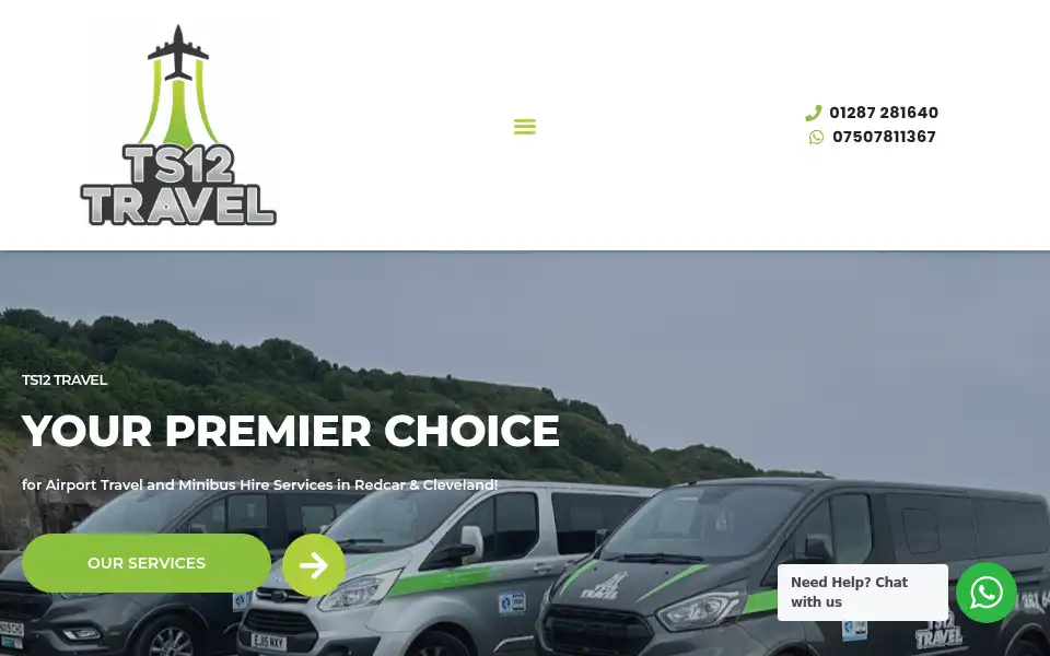 Screenshot of ts12-travel.co.uk