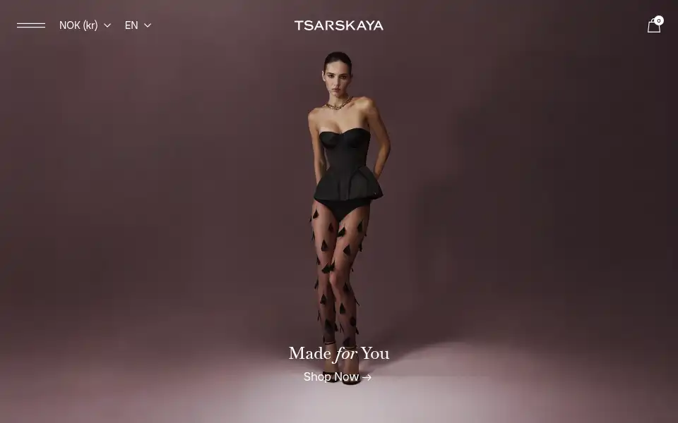 Screenshot of tsarskayacorset.com