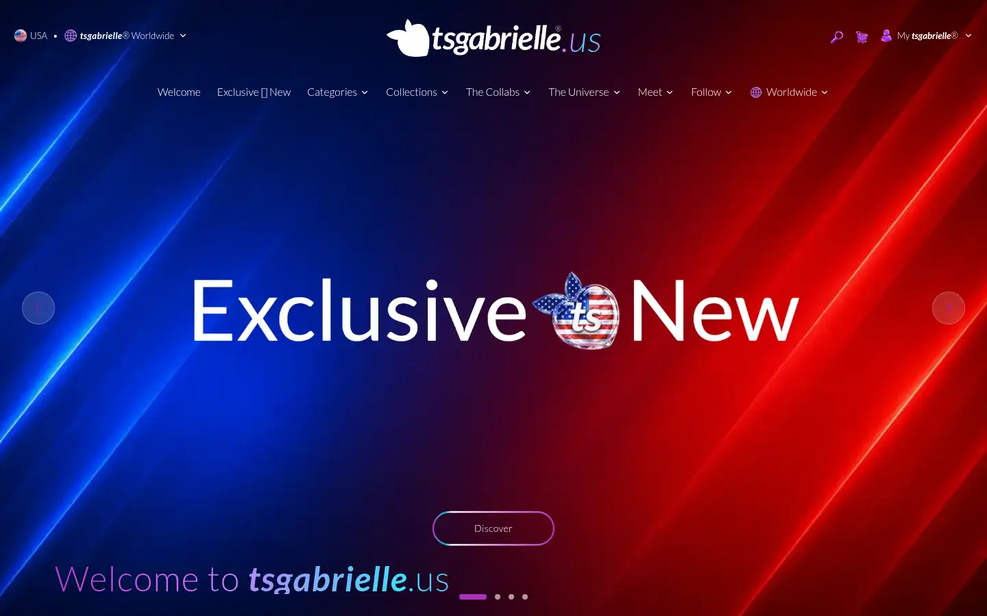 Screenshot of tsgabrielle.us