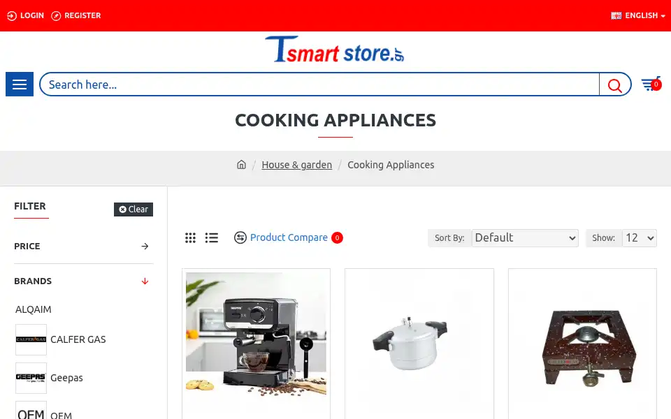 Screenshot of tsmartstore.gr