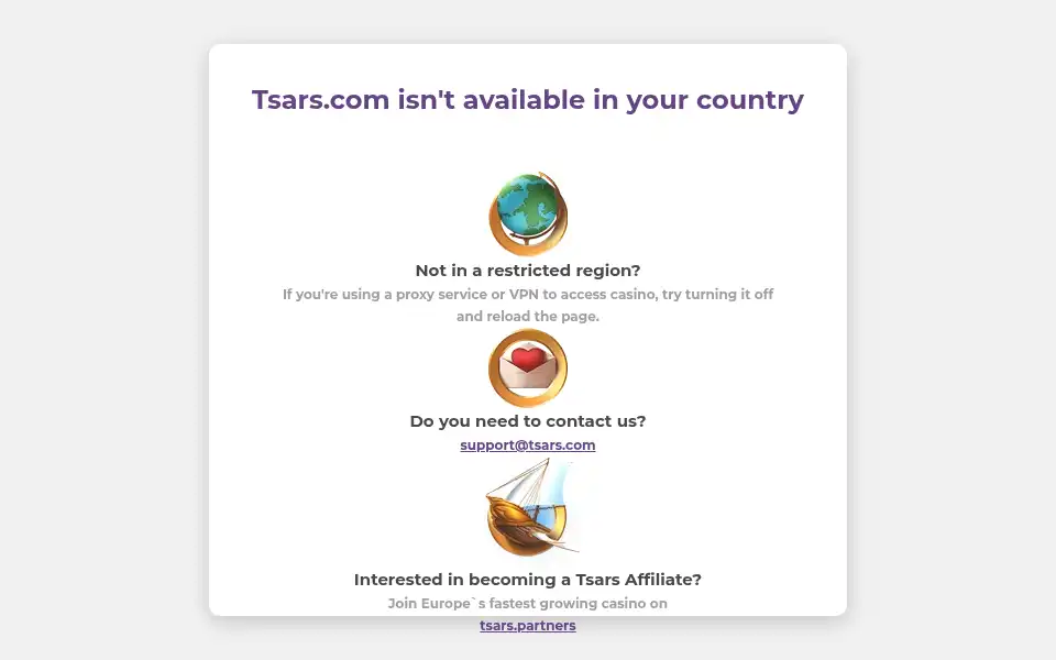Screenshot of tsoars.com