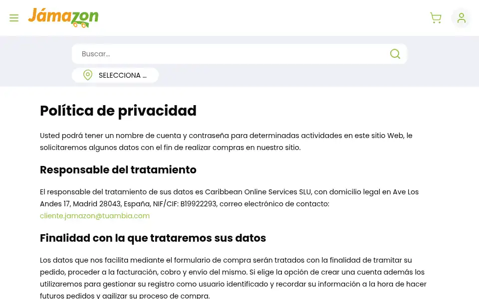 Screenshot of tuambia.com