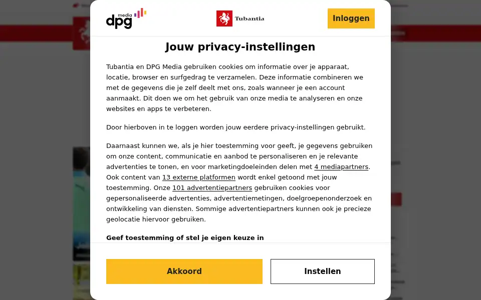 Screenshot of tubantia.nl