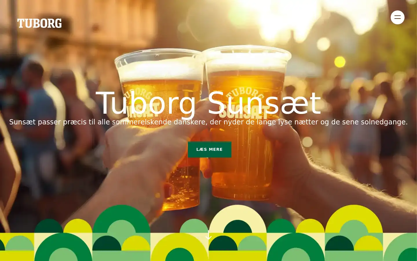 Screenshot of tuborg.dk