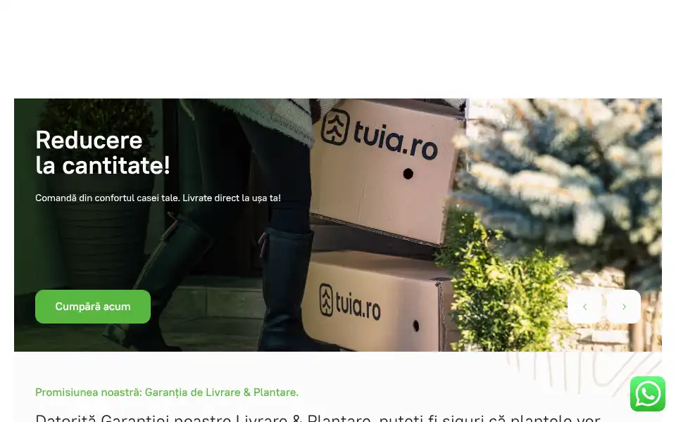 Screenshot of tuia.ro