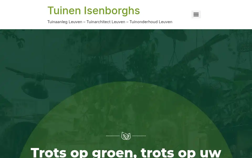 Screenshot of tuinen-isenborghs.be