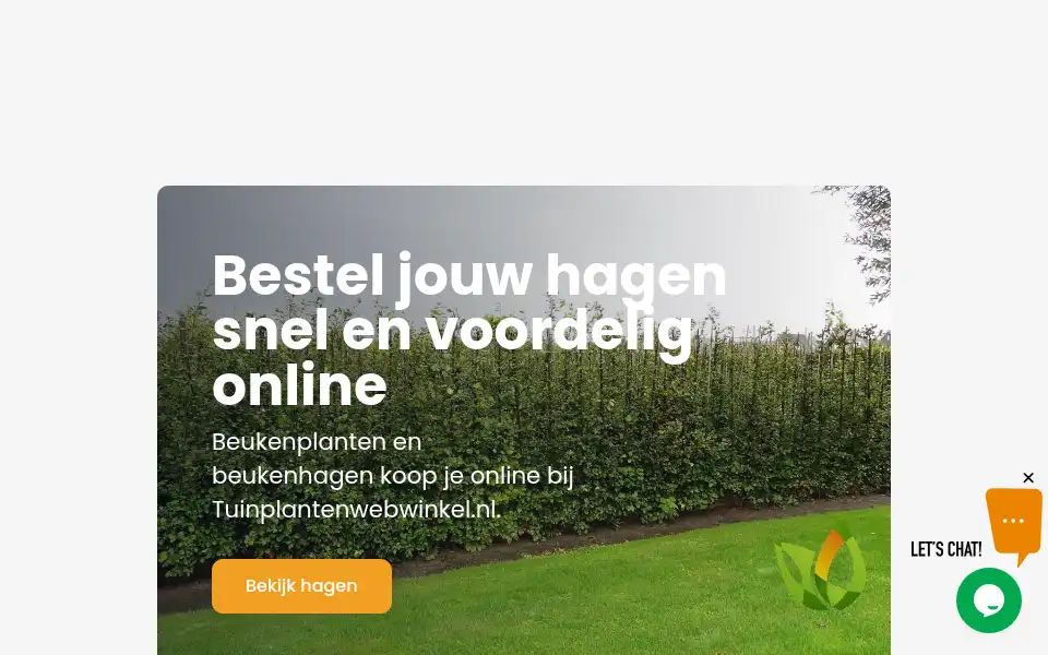 Screenshot of tuinplantenwebwinkel.nl