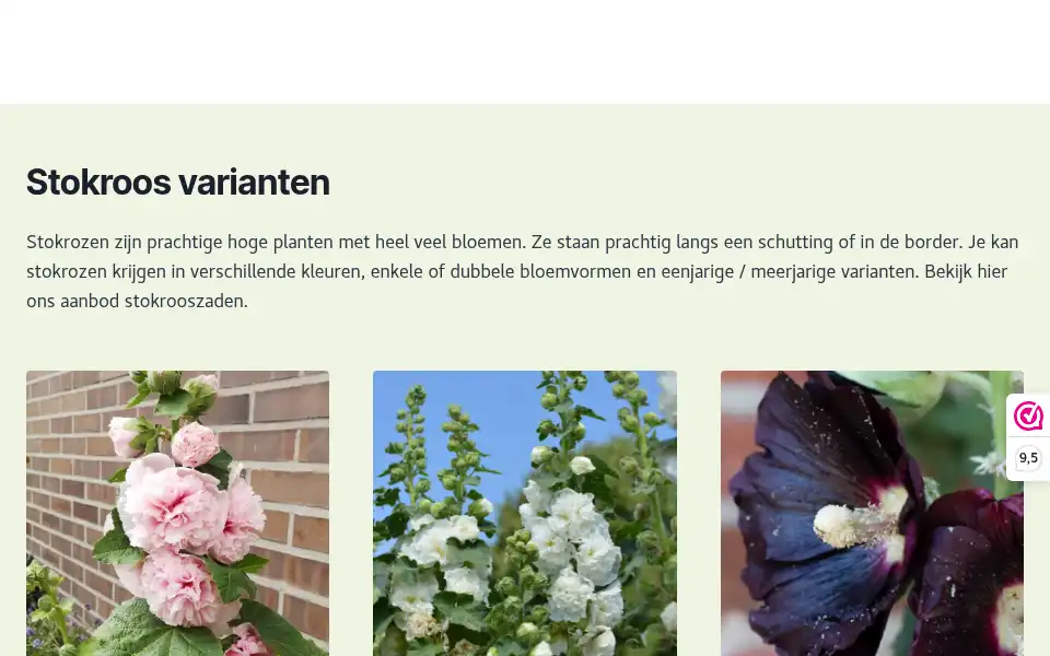 Screenshot of tuinplantenzaden.nl