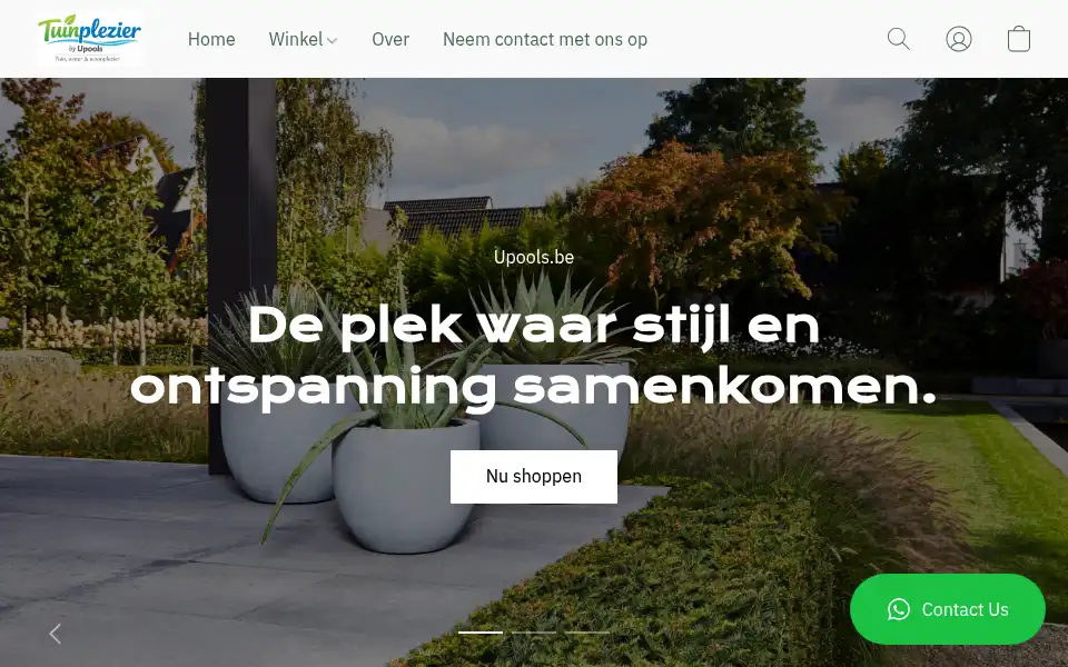 Screenshot of tuinplezier.com