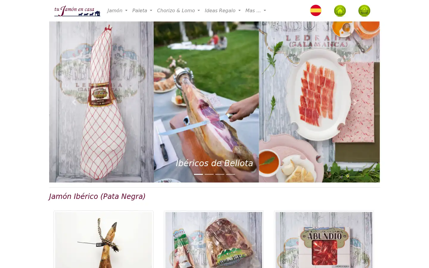 Screenshot of tujamonencasa.com