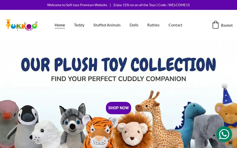 Screenshot of tukkootoys.com