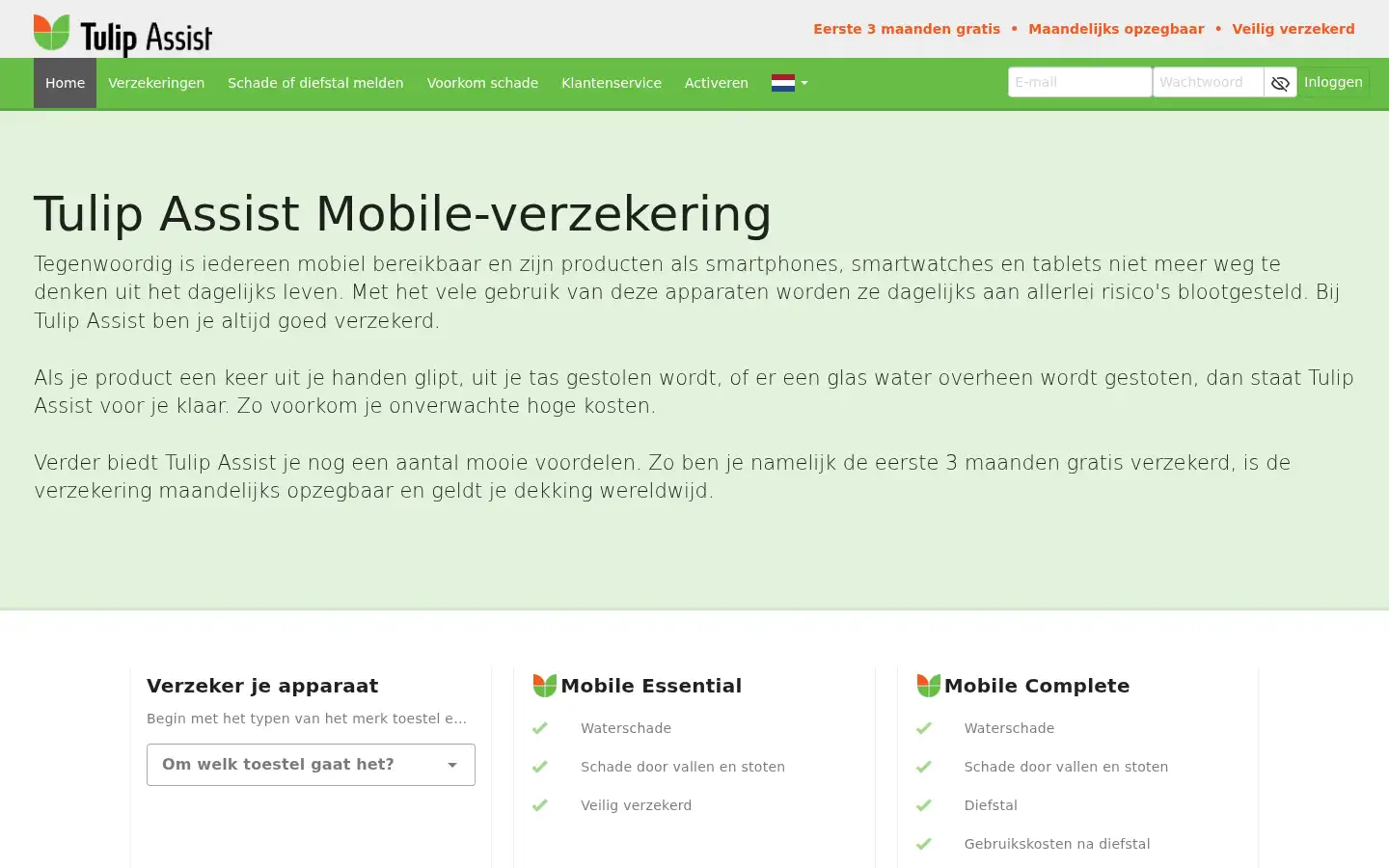 Screenshot of tulipassist.nl