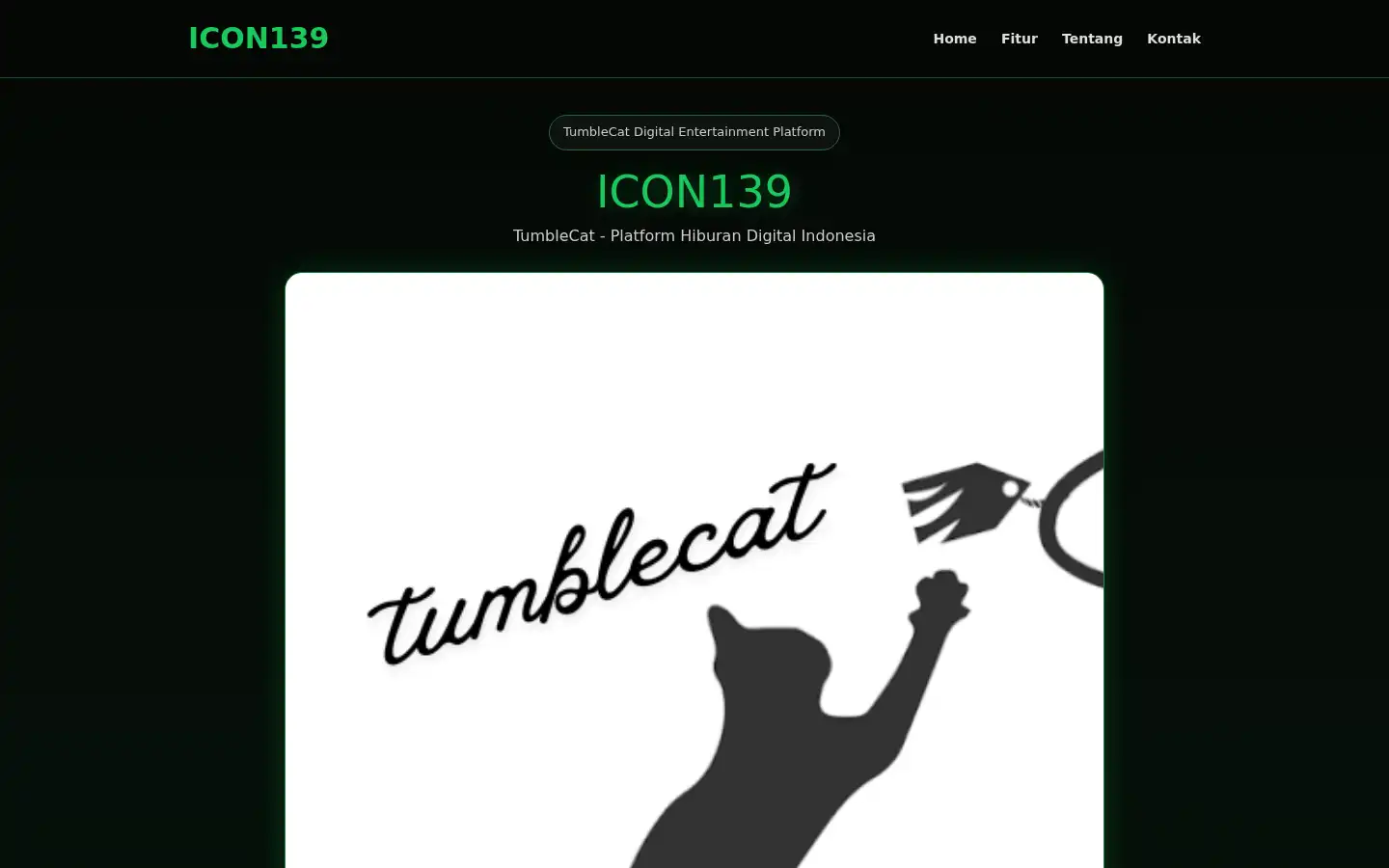 Screenshot of tumblecat.com