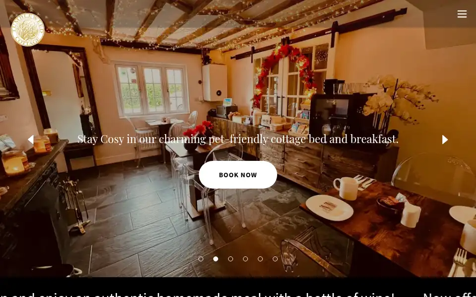 Screenshot of tumbleweedcottage.com