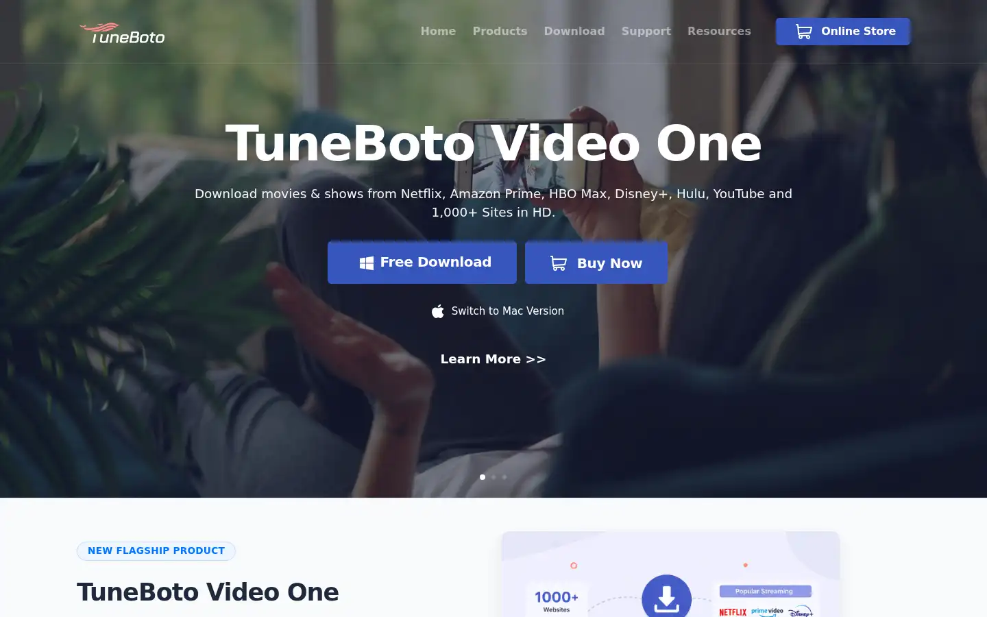Screenshot of tuneboto.com