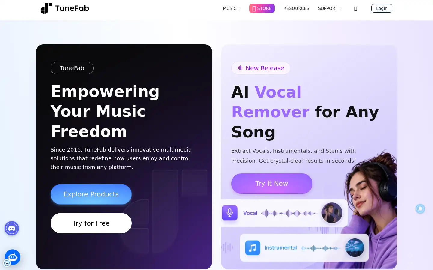 Screenshot of tunefab.com