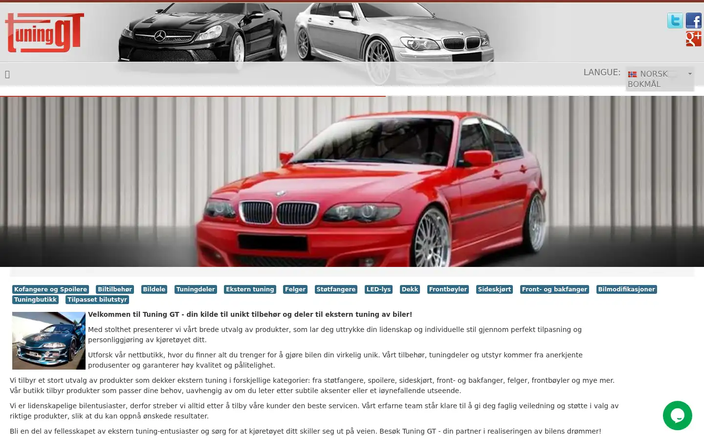 Screenshot of tuning-gt.com