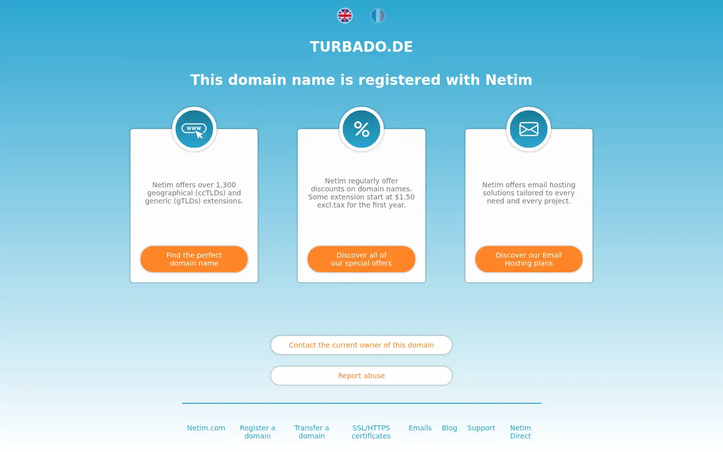 Screenshot of turbado.de
