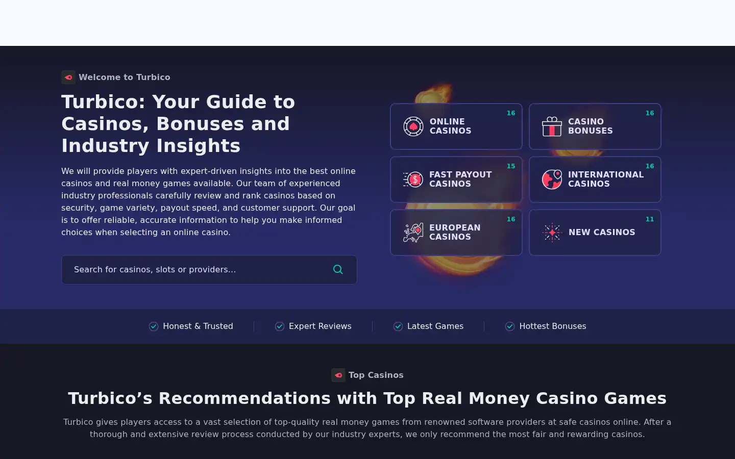 Screenshot of turbico.com