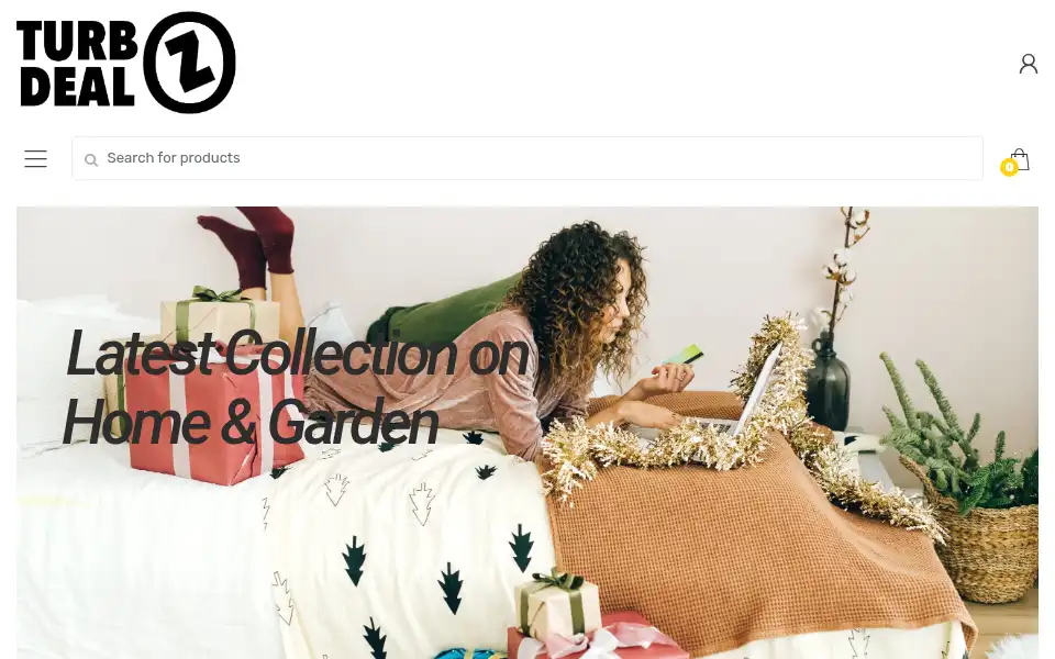 Screenshot of turbodealz.com